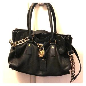 Michael Kors Purse with Gold Chain & Lock!